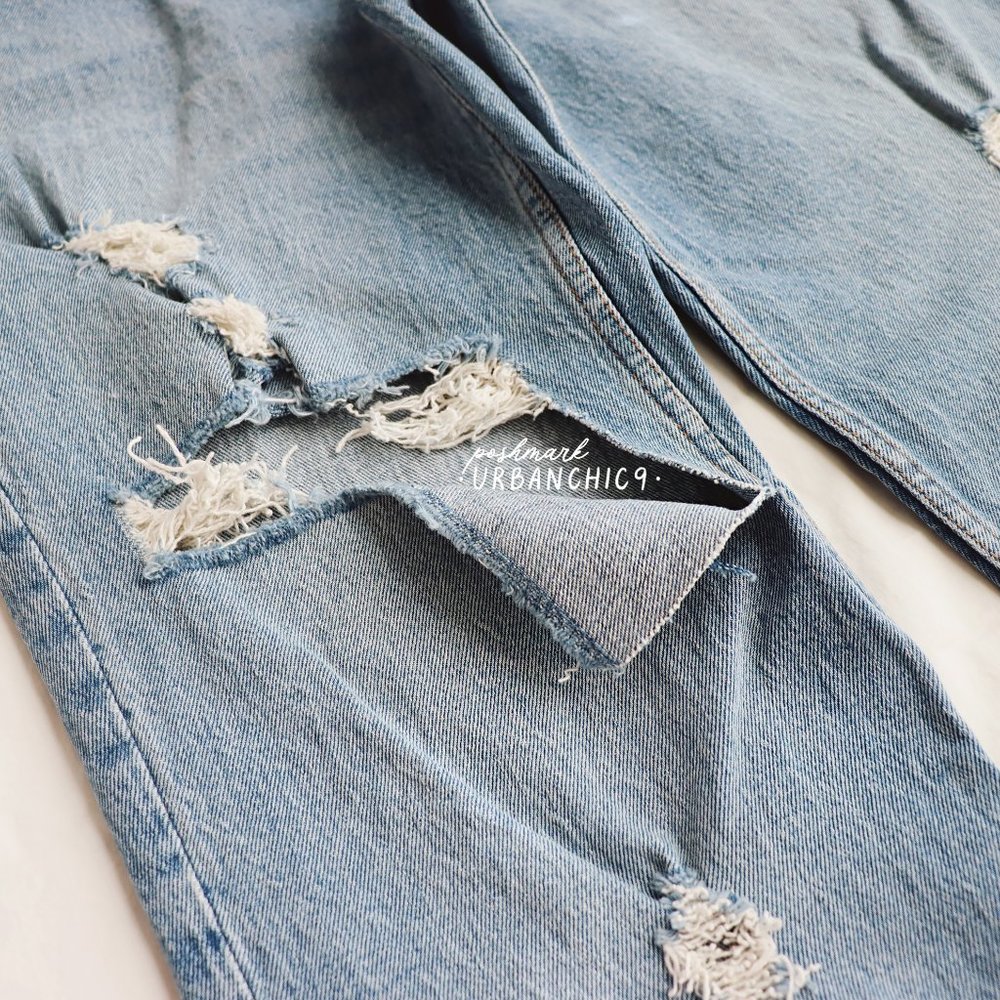 ABERCROMBIE 90s Ultra High Rise Straight Jean 24 - Picture 12 of 15